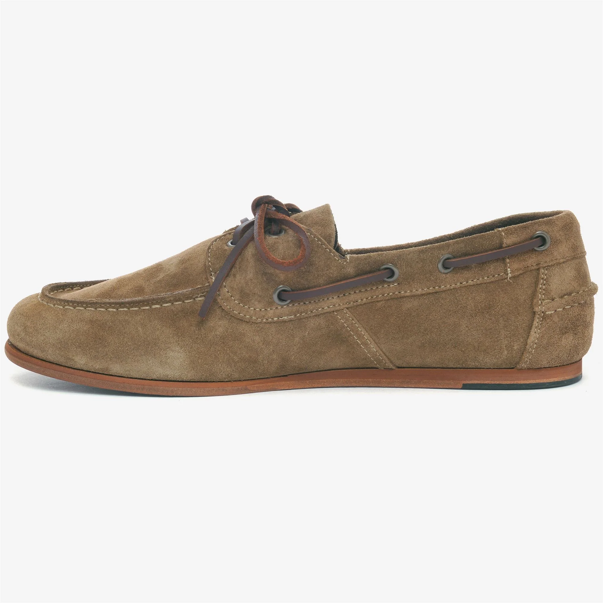 OWEN - Docksides - Mocassin - Man - Brown Taupe-Brown Lt  Walnut - Image 3