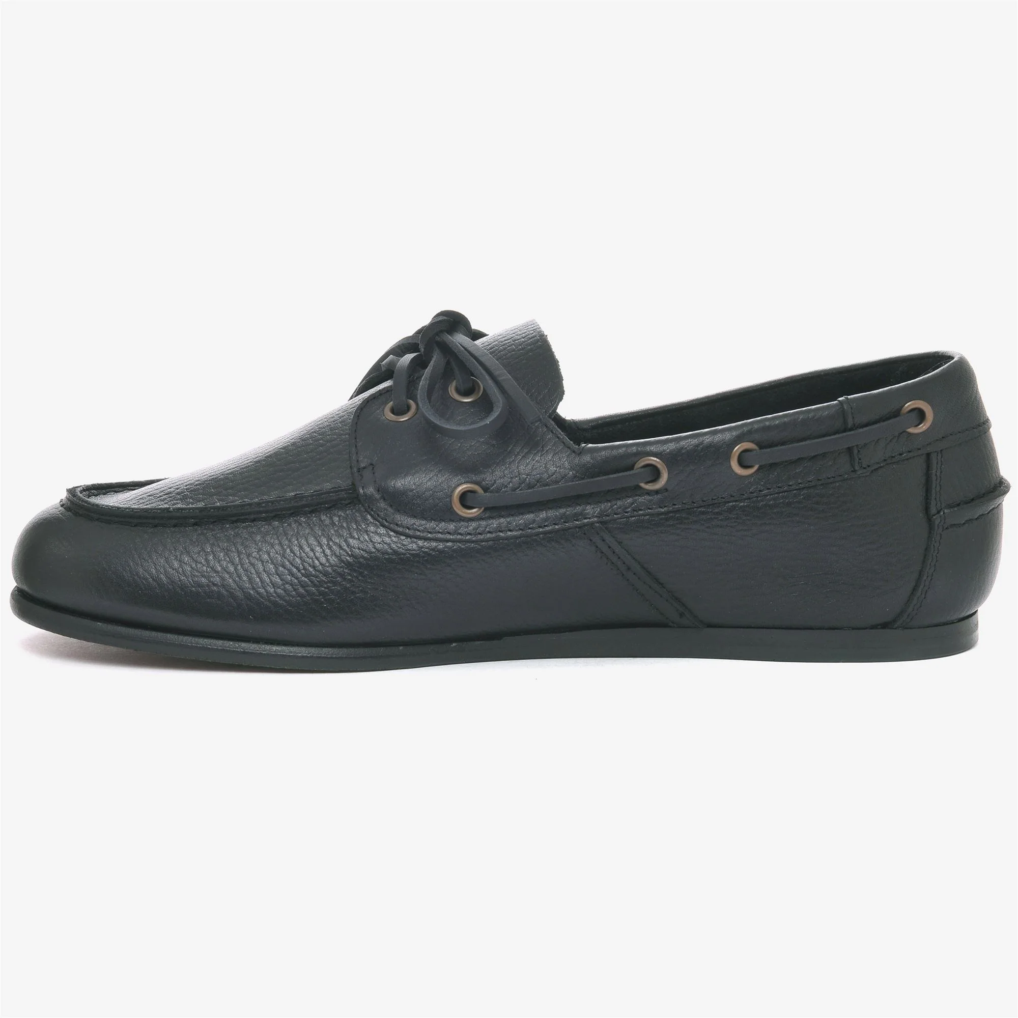 OWEN TUMBLED - Docksides - Mocassin - Man - Black - Image 3