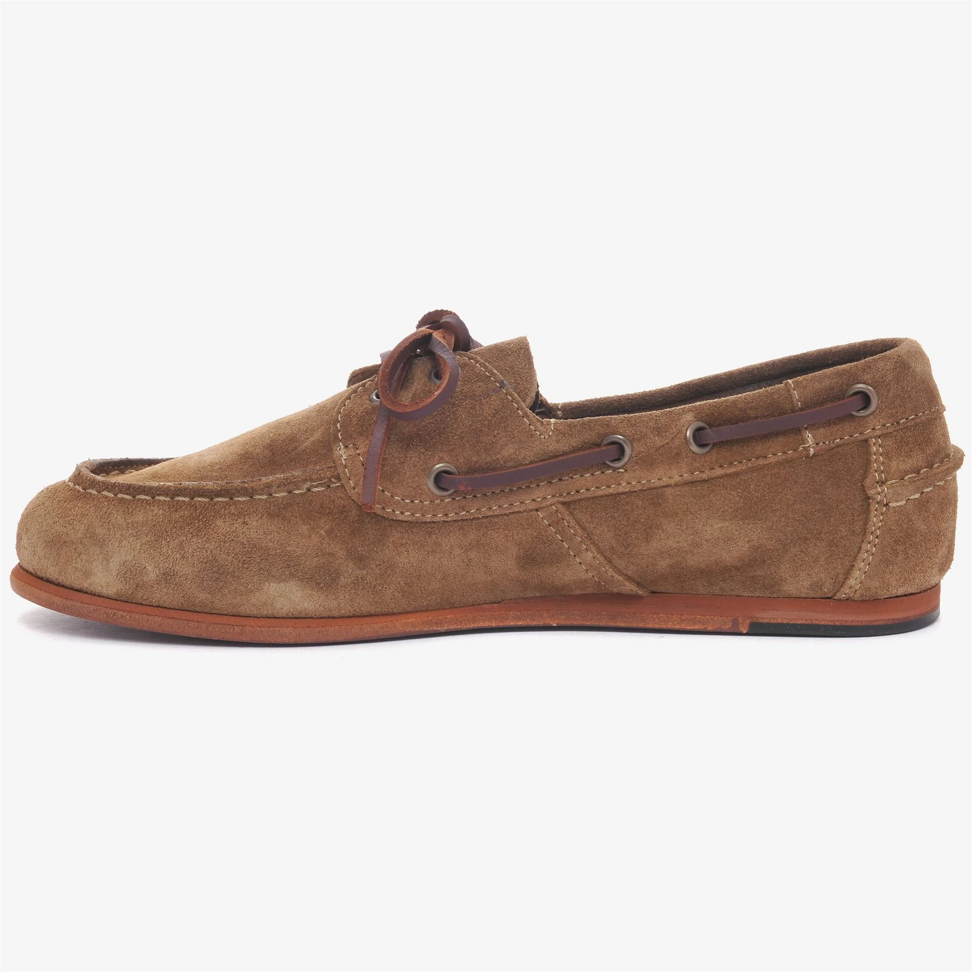 OWEN WOMAN - Docksides - Mocassin - Woman - Brown Taupe-Brown Lt  Walnut - Image 3