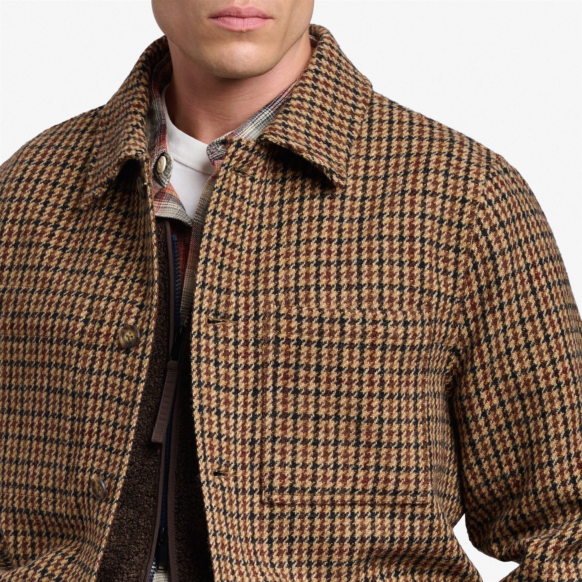 DORR PIED DE POULE - Jackets - Jacket - Unisex - BEIGE-BROWN-DK NAVY - Image 6