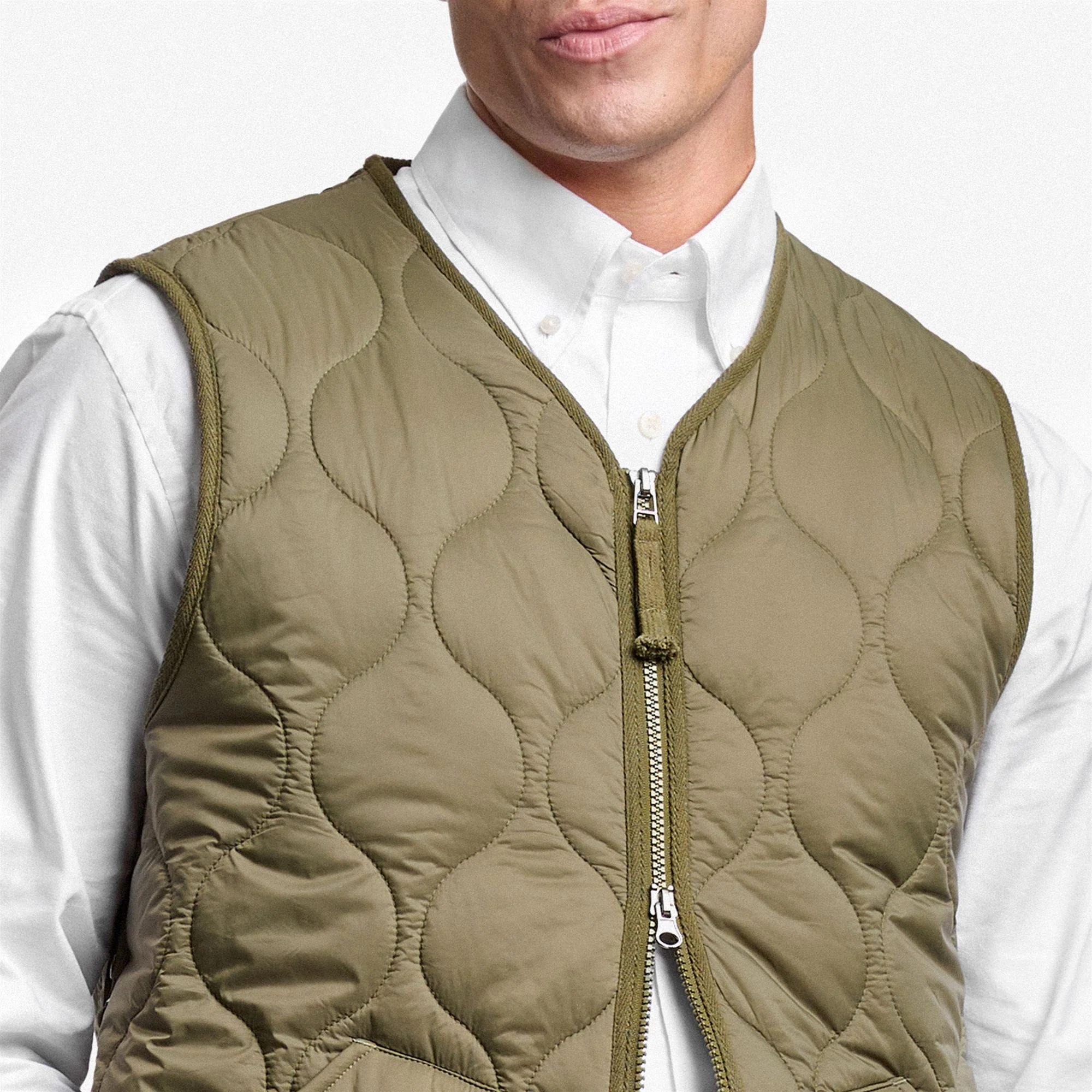 PLYMOUTH - Jackets - Vest - Unisex - GREEN BURNT - Image 6