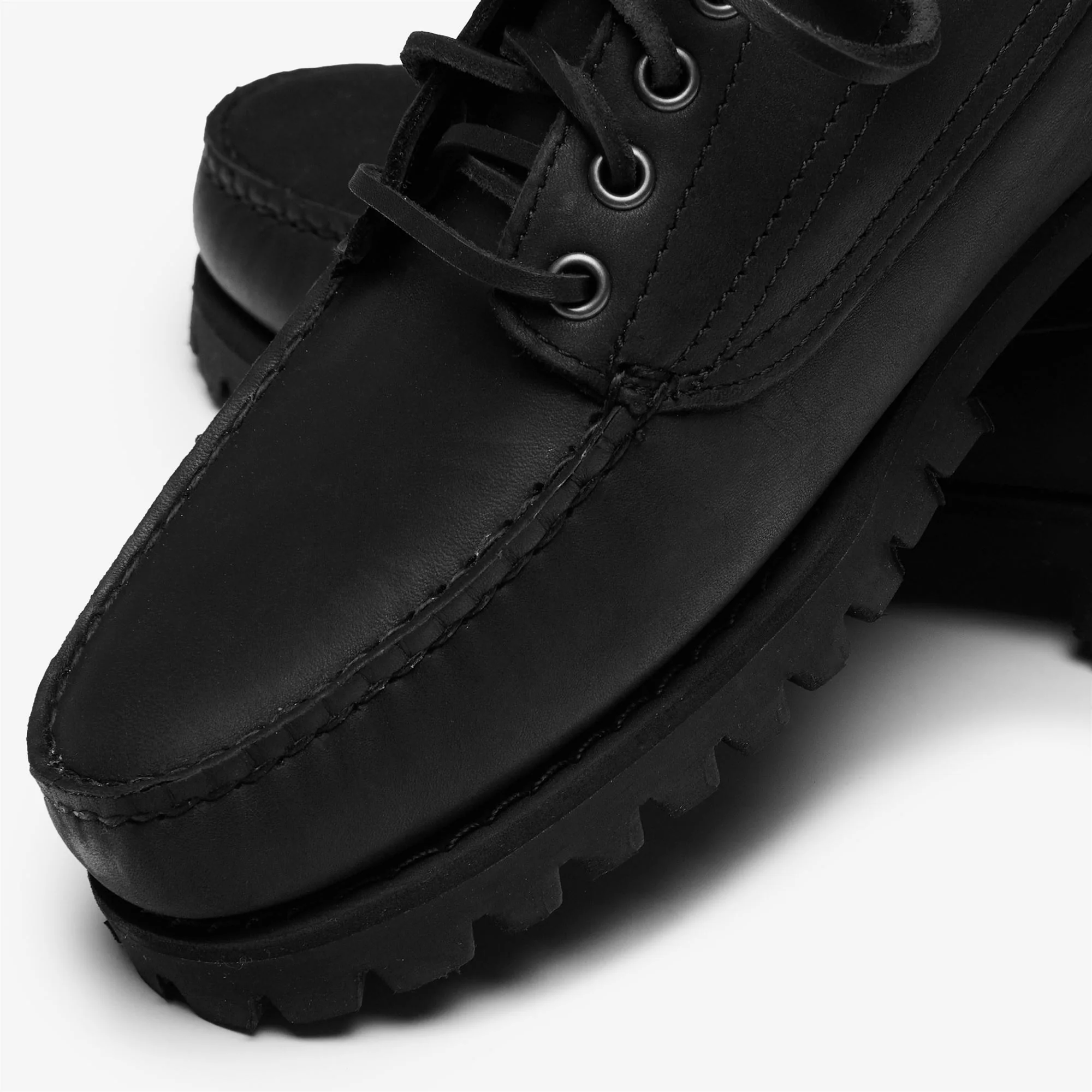 ASKOOK LUG TAOS - Docksides - Moccasin - Man - TOTAL BLACK - Image 6