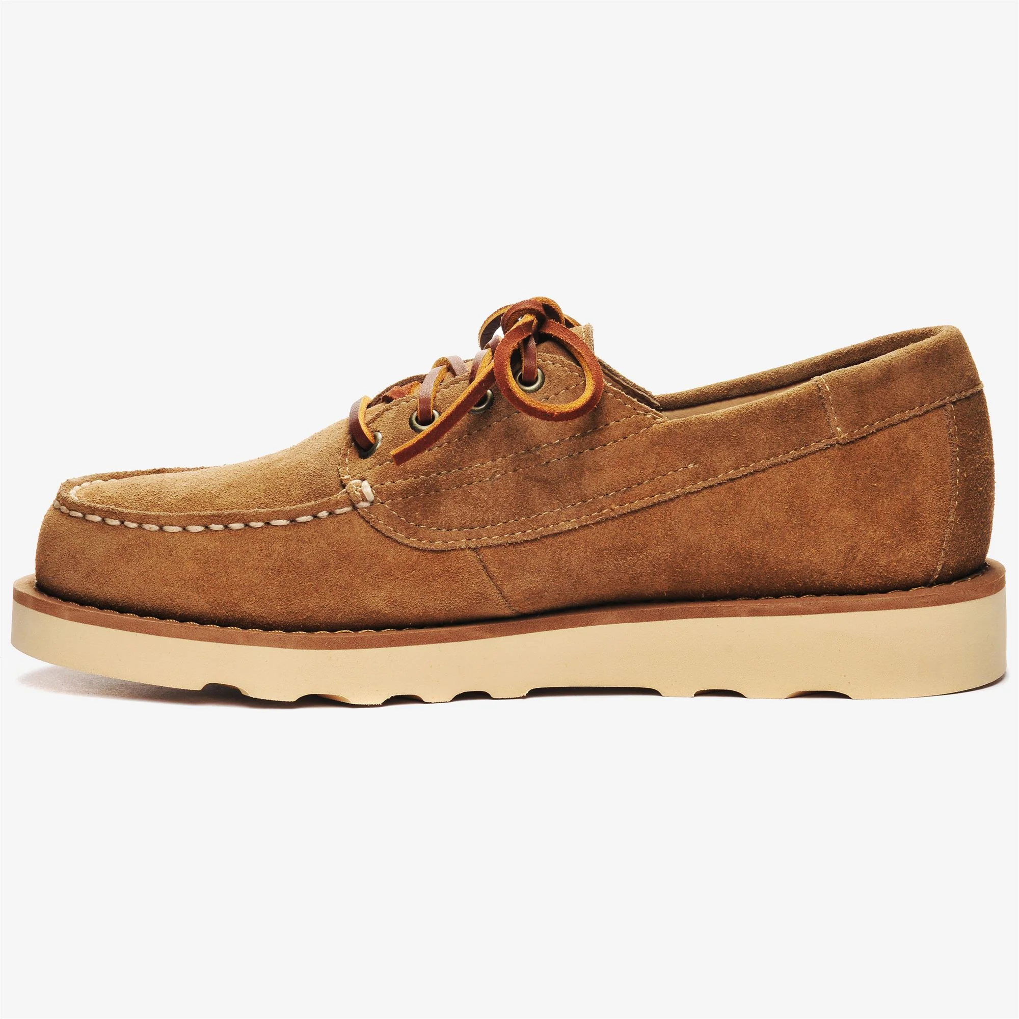 ASKOOKFIELD SUEDE - Docksides - Moccasin - Man - BEIGE CAMEL - Image 3