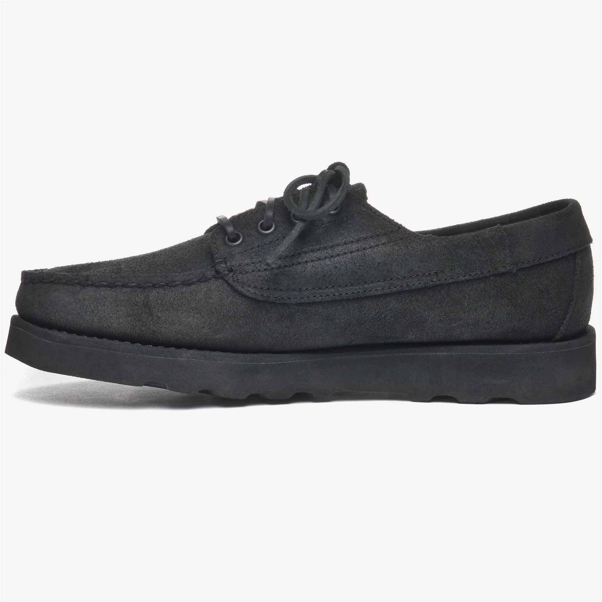 ASKOOKFIELD WAXY SUEDE TOTAL BLACK - Moc - Moccasin - Man - TOTAL BLACK - Image 3