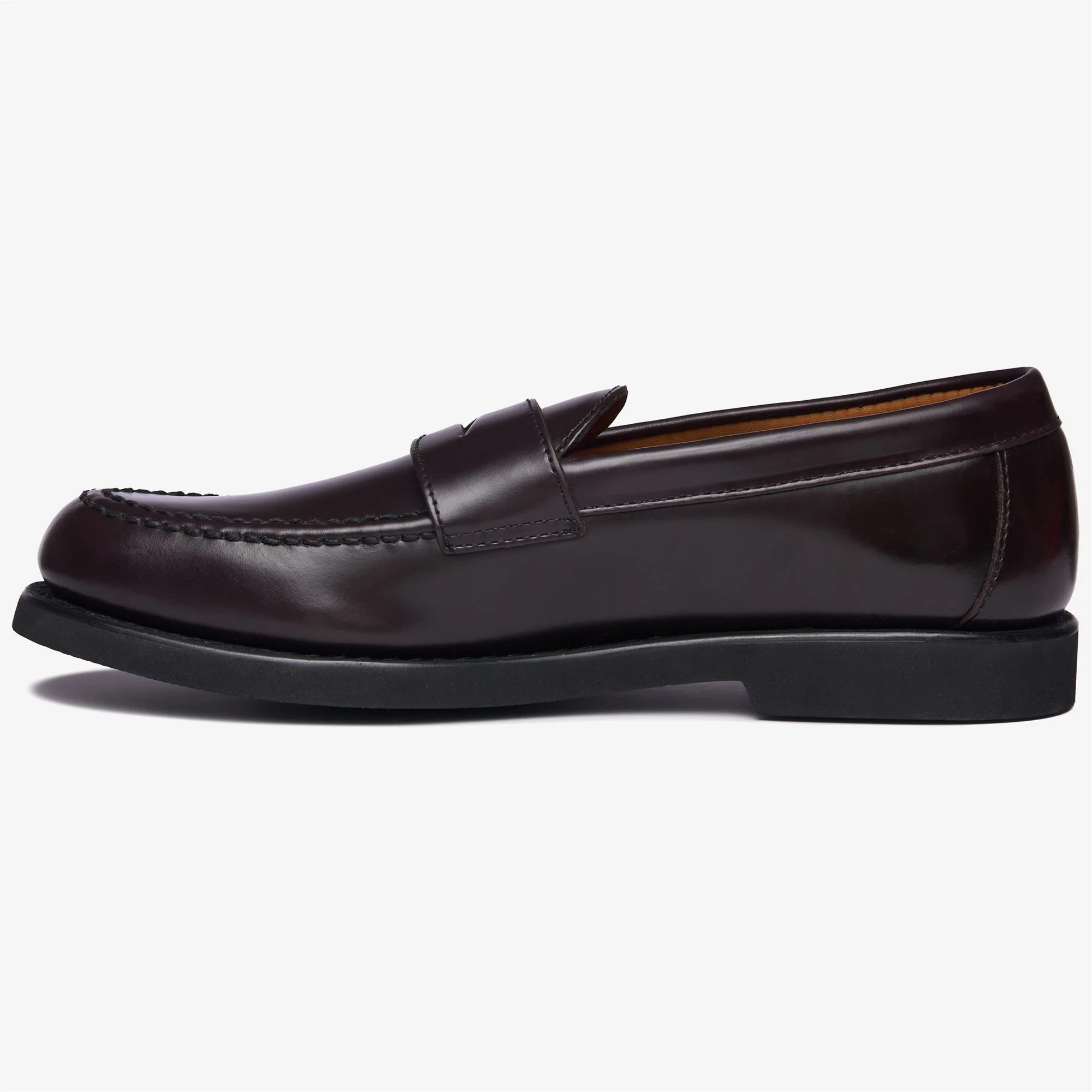 RYAN BRUSHED PO - Moc - Moccasin - Man - BROWN BURGUNDY - Image 3