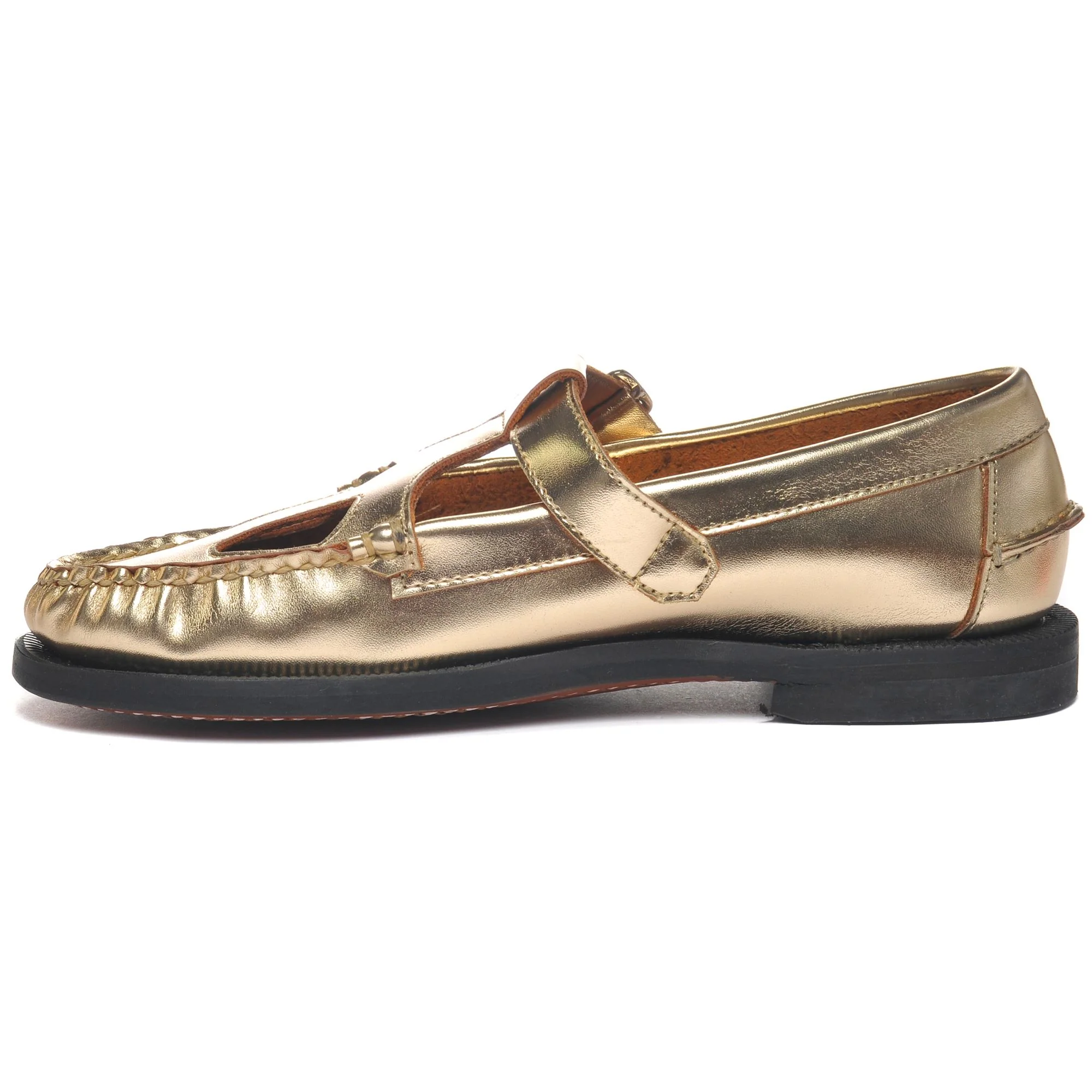 ANGELINA MET - Moc - Moccasin - Woman - GOLD - Image 3