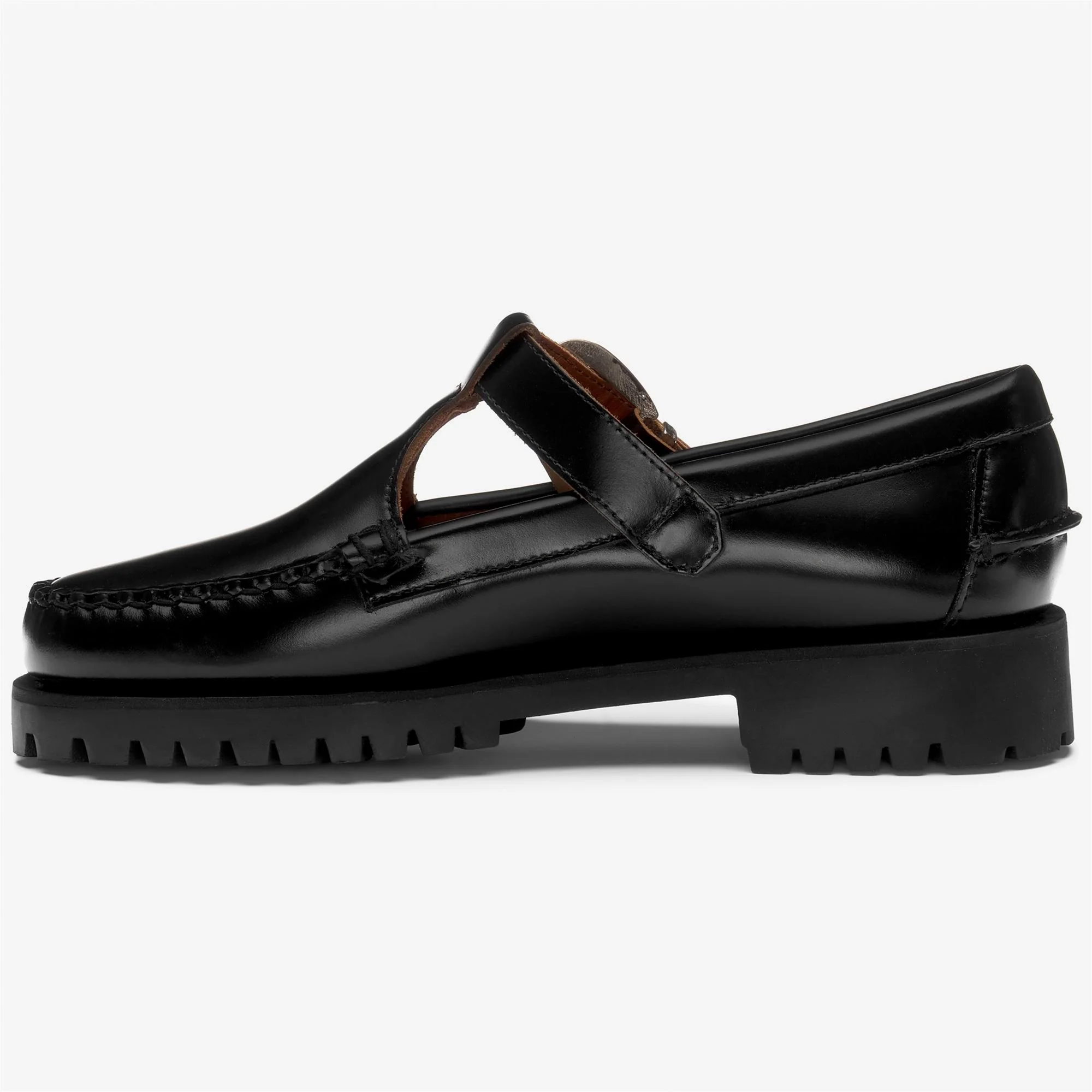 AURORA LUG WOMAN - Moc - Moccasin - Woman - BLACK - Image 3