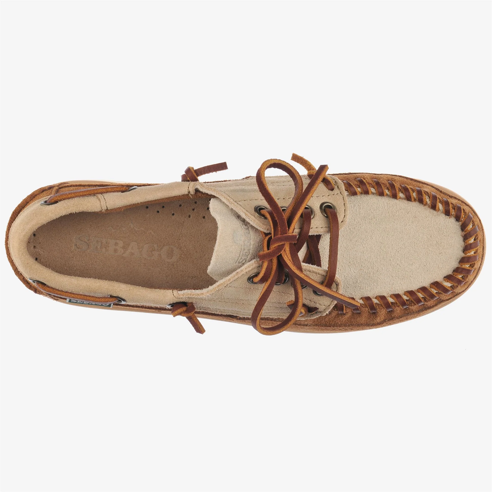 CAYUGA WOMAN - Moc - Moccasin - Woman - CAMEL-PAPYRUS-COGNAC - Image 4
