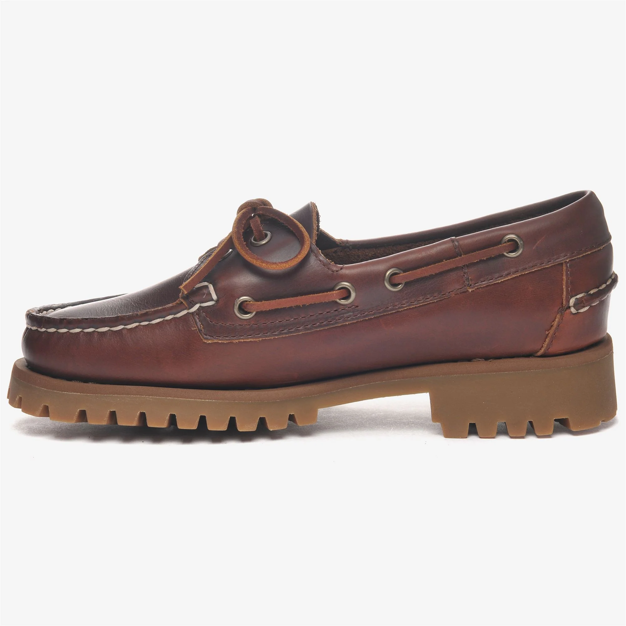 RANGER WAXY WOMAN - Docksides - Moccasin - Woman - BROWN-GUM - Image 3